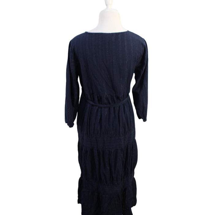 A Navy Long Sleeve Dresses from Mamalicious in size S for maternity. (Back View)