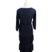 A Navy Long Sleeve Dresses from Mamalicious in size S for maternity. (Back View)