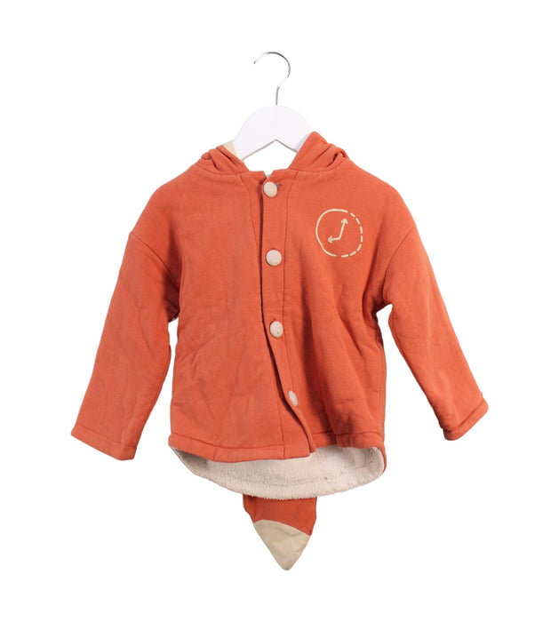 A Orange Lightweight Jackets from Naomi Wear in size 3T for boy. (Front View)