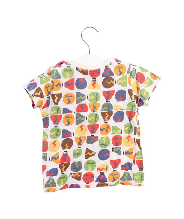 A Multicolour Short Sleeve T Shirts from Fendi in size 2T for boy. (Back View)