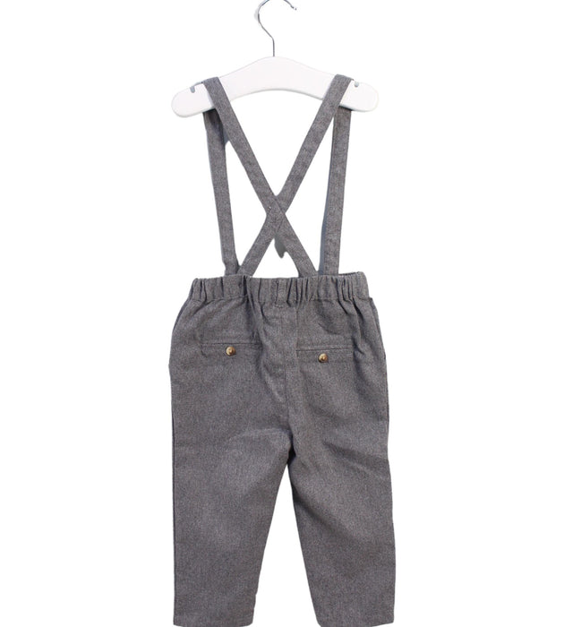 A Grey Long Overalls from Silver Cross in size 12-18M for boy. (Back View)