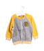 A Grey Zippered Sweatshirts from Petit Bateau in size 2T for girl. (Front View)