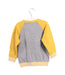A Grey Zippered Sweatshirts from Petit Bateau in size 2T for girl. (Back View)
