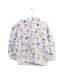 A White Zippered Sweatshirts from Petit Bateau in size 2T for girl. (Front View)