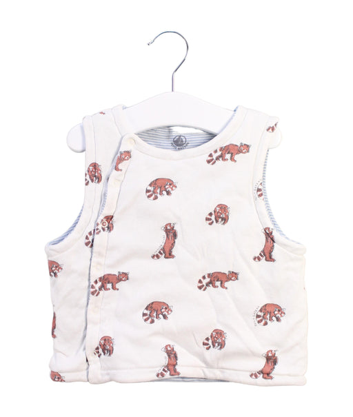 A White Sleeveless Tops from Petit Bateau in size 2T for girl. (Front View)