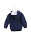 A Black Zippered Sweatshirts from Petit Bateau in size 12-18M for boy. (Back View)