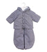 A Blue Snowsuits from Petit Bateau in size 0-3M for girl. (Front View)