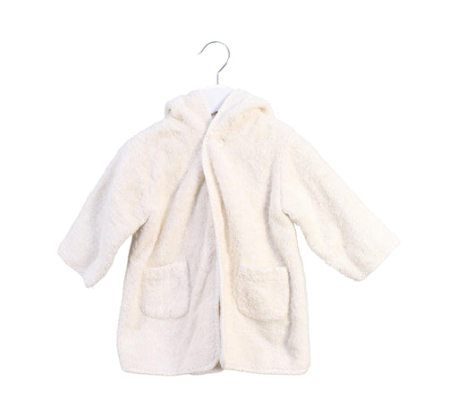 A White Bathrobes from Bonpoint in size 6-12M for girl. (Front View)