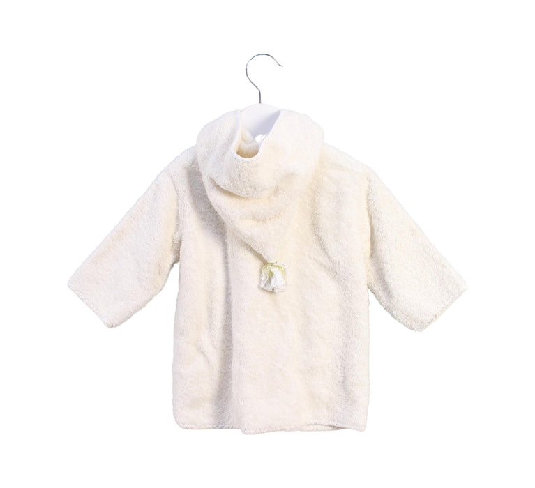 A White Bathrobes from Bonpoint in size 6-12M for girl. (Back View)