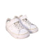 A White Sneakers from Nike in size 3T for girl. (Front View)