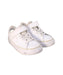 A White Sneakers from Nike in size 3T for girl. (Front View)