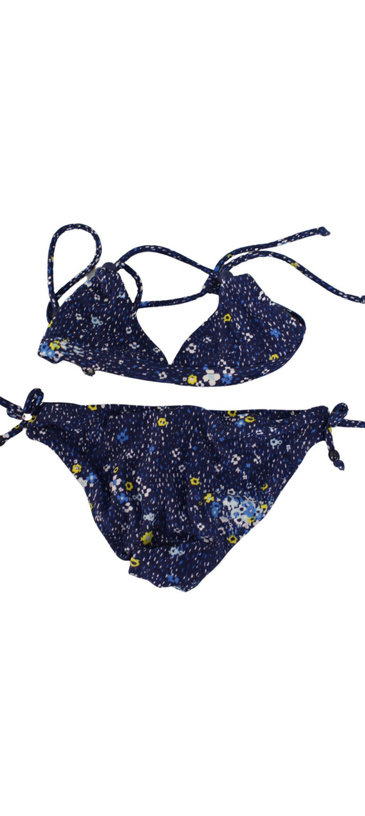 A Navy Bikinis from Sabina Swims in size 5T for girl. (Front View)