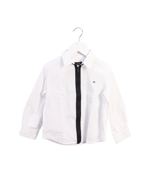 A White Shirts from Junior Gaultier in size 4T for boy. (Front View)
