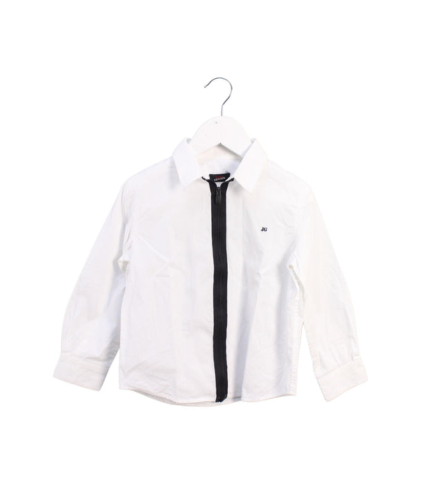 A White Shirts from Junior Gaultier in size 4T for boy. (Front View)