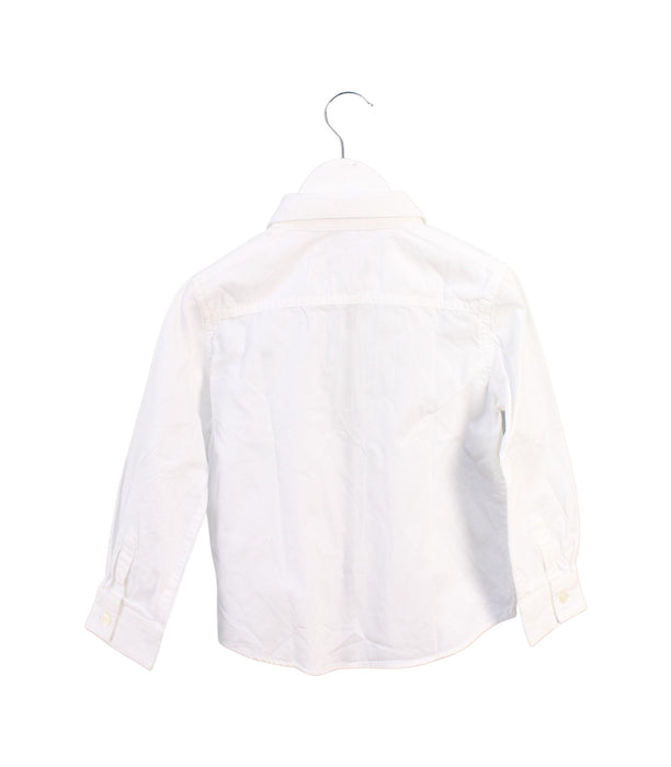 A White Shirts from Junior Gaultier in size 4T for boy. (Back View)