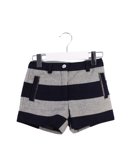 A Black Shorts from Ferrari in size 3T for girl. (Front View)