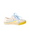 A White Sneakers from Feiyue in size EU31 for girl. (Back View)