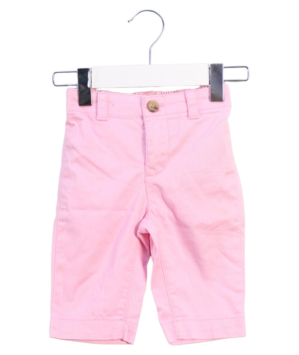 A Pink Shorts from Ralph Lauren in size 6-12M for girl. (Front View)