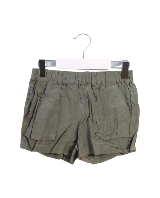 A Green Shorts from Witchery in size 5T for girl. (Front View)