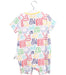 A Multicolour Short Sleeve Rompers from Mides in size 12-18M for neutral. (Back View)