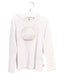 A White Long Sleeve Tops from Billieblush in size 4T for girl. (Front View)