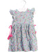 A Blue Short Sleeve Dresses from Rose et Théo in size 6-12M for girl. (Front View)