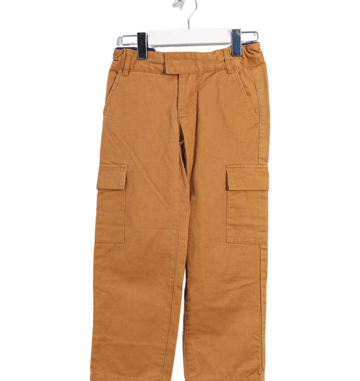 A Brown Casual Pants from Jacadi in size 4T for boy. (Front View)