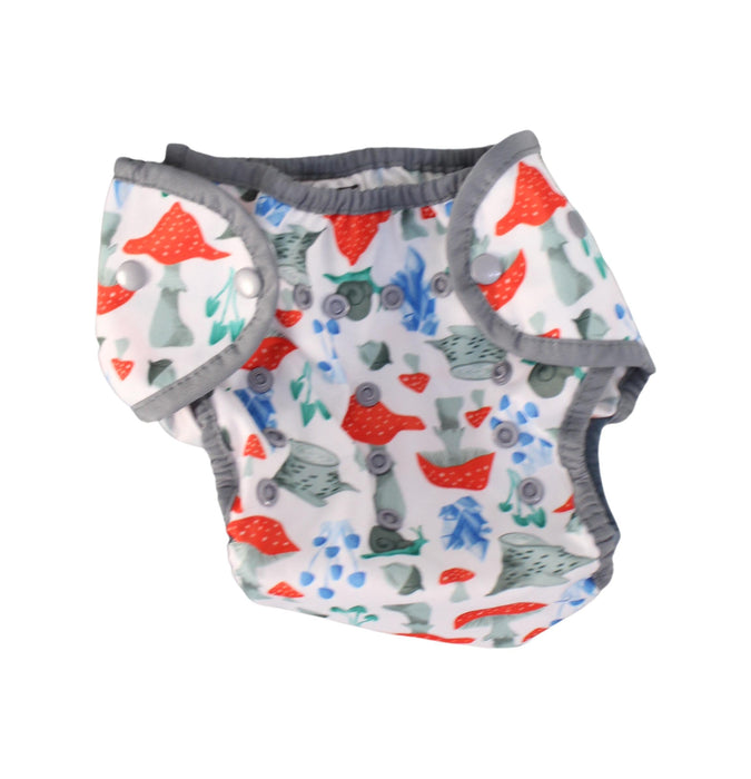 A Multicolour Cloth Diapers from Thirsties in size 6-12M for neutral. (Front View)