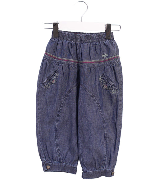 A Navy Casual Pants from Kenzo in size 4T for girl. (Front View)