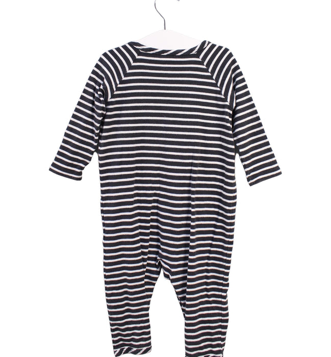 A Navy Long Sleeve Jumpsuits from Seed in size 6-12M for boy. (Back View)