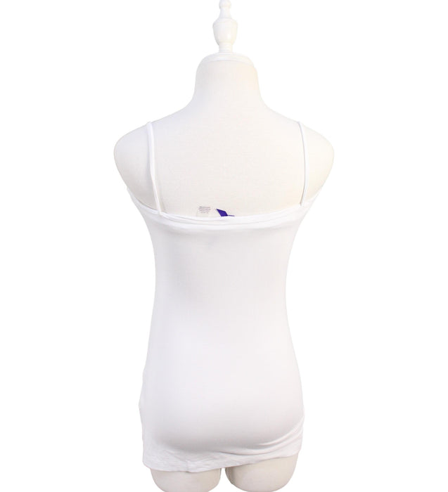 A White Sleeveless Tops from Seraphine in size S for maternity. (Back View)