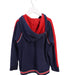 A Blue Zippered Sweatshirts from Ferrari in size 7Y for boy. (Back View)