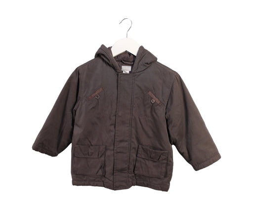 A Brown Lightweight Jackets from Cyrillus in size 3T for boy. (Front View)