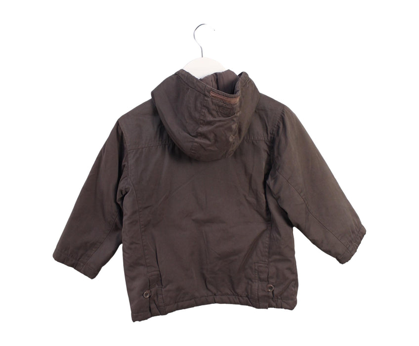 A Brown Lightweight Jackets from Cyrillus in size 3T for boy. (Back View)