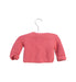 A Pink Cardigans from Petit Bateau in size 0-3M for girl. (Back View)