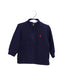 A Navy Zippered Sweatshirts from Ralph Lauren in size 6-12M for boy. (Front View)