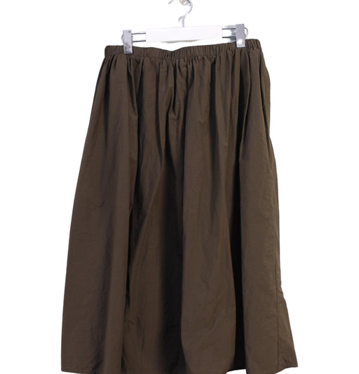 A Brown Mid Skirts from Mayarya in size O/S for maternity. (Front View)