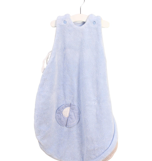A Blue Sleepsacs from Kaloo in size 0-3M for neutral. (Front View)
