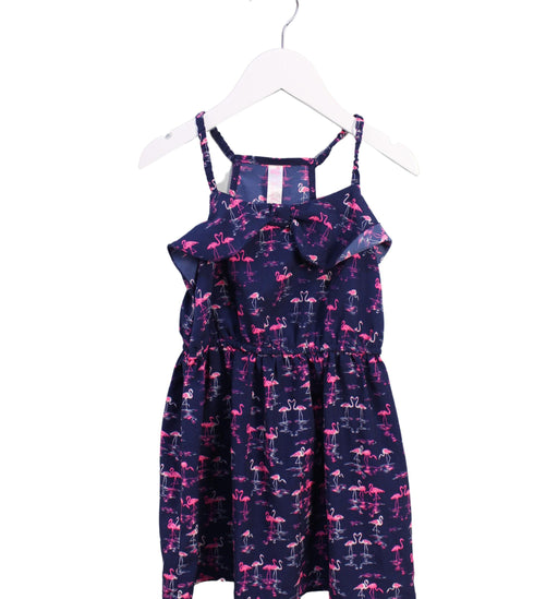 A Navy Sleeveless Dresses from Cherokee in size 4T for girl. (Front View)