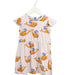 A White Short Sleeve Dresses from Mini Rodini in size 3T for girl. (Front View)