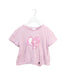 A Pink Short Sleeve T Shirts from Chloe in size 8Y for girl. (Front View)