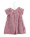 A Red Short Sleeve Dresses from Jacadi in size 12-18M for girl. (Back View)