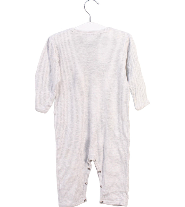 A White Long Sleeve Jumpsuits from Petit Bateau in size 6-12M for neutral. (Back View)