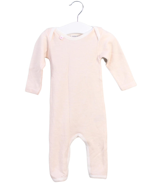 A White Long Sleeve Jumpsuits from Petit Bateau in size 3-6M for girl. (Front View)