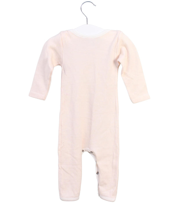 A White Long Sleeve Jumpsuits from Petit Bateau in size 3-6M for girl. (Back View)