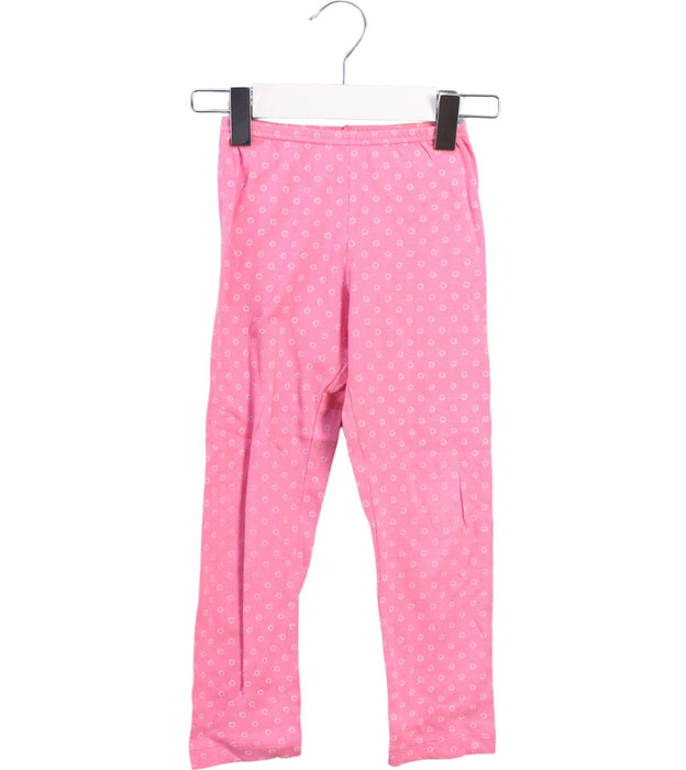 A Pink Pyjama Sets from Petit Bateau in size 4T for girl. (Back View)