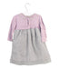 A Pink Long Sleeve Dresses from Chateau de Sable in size 3-6M for girl. (Back View)