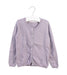 A Purple Cardigans from Little Mercerie in size 4T for girl. (Front View)