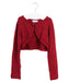 A Burgundy Cardigans from Monnalisa in size 3T for girl. (Front View)