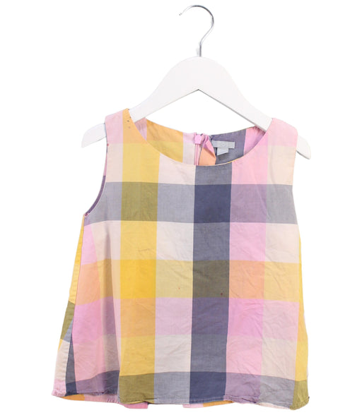 A Pink Sleeveless Tops from COS in size 4T for girl. (Front View)